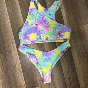 Moana Bikini House Party Colorful Jellyfish Bikini Set